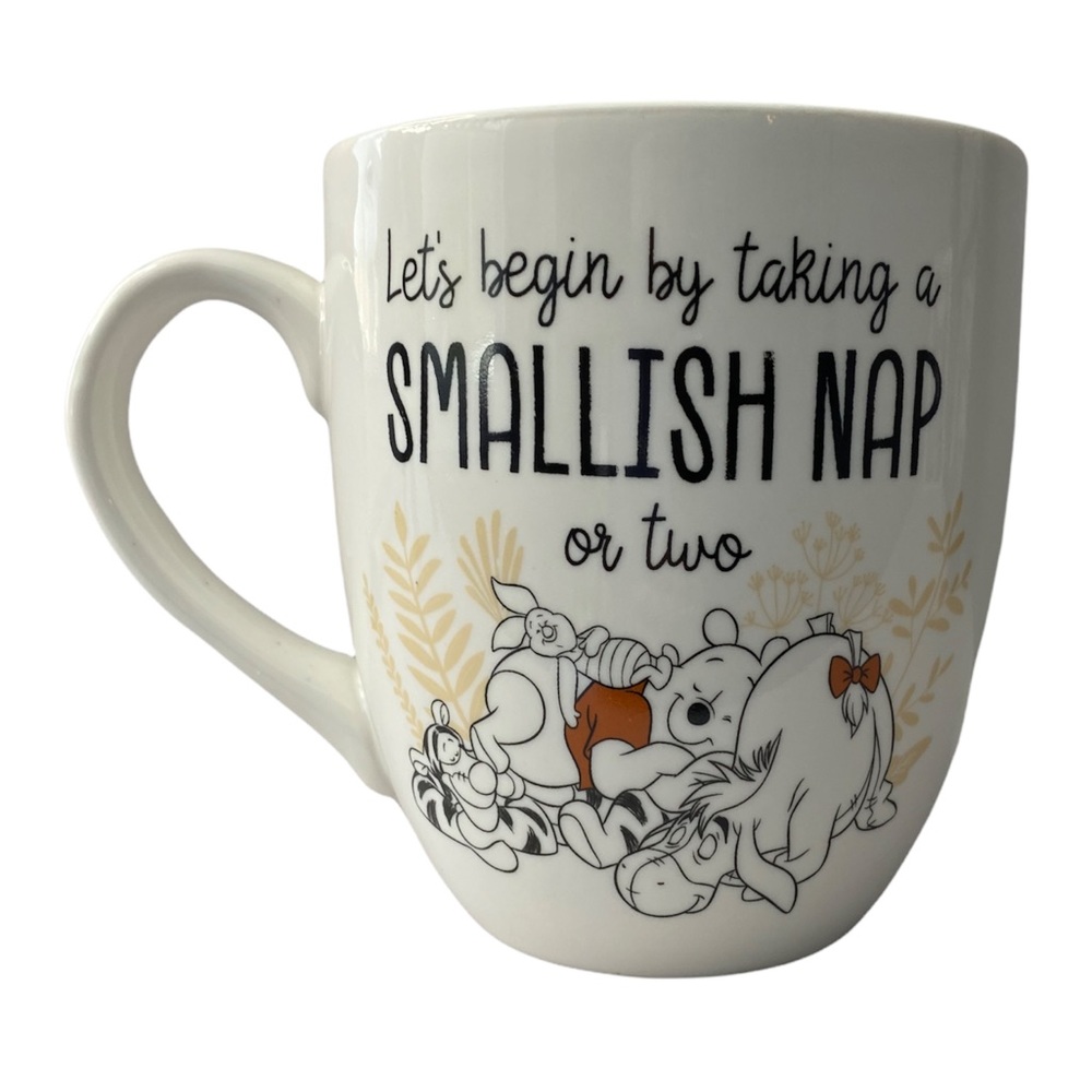 Disney Winnie the Pooh & Friends Jumbo Ceramic Mug "Smallish Nap or Two" 25 oz